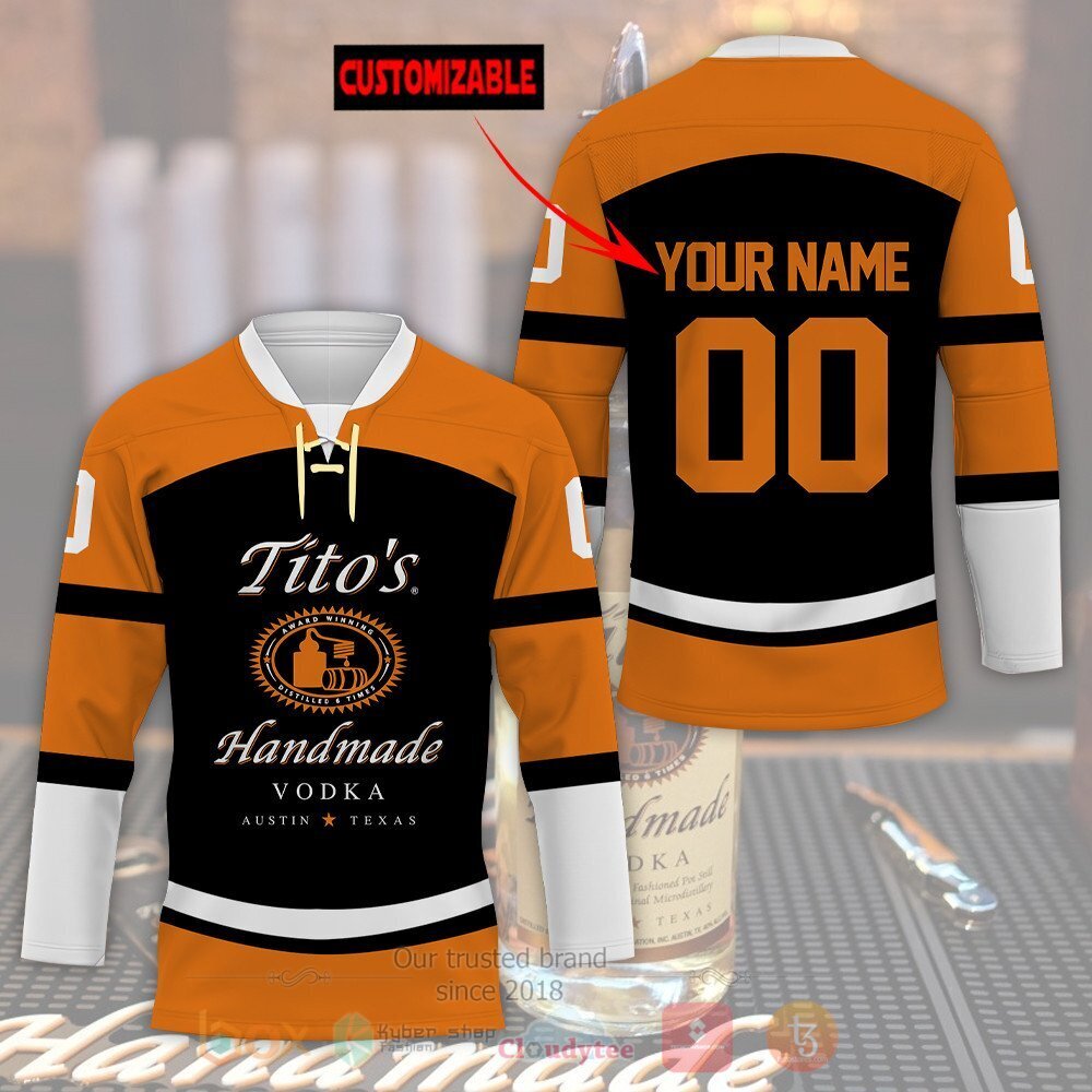 Titos Handmade Vodka Personalized Hockey Jersey