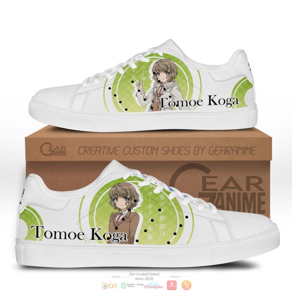 Tomoe Koga Anime Bunny Girl Senpai Skate Stan Smith Shoes