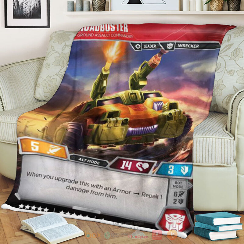 Transformers Roadbuster Ground Assault Commander Alt mode Blanket 2 Transformers Roadbuster Ground Assault Commander Alt mode Blanket