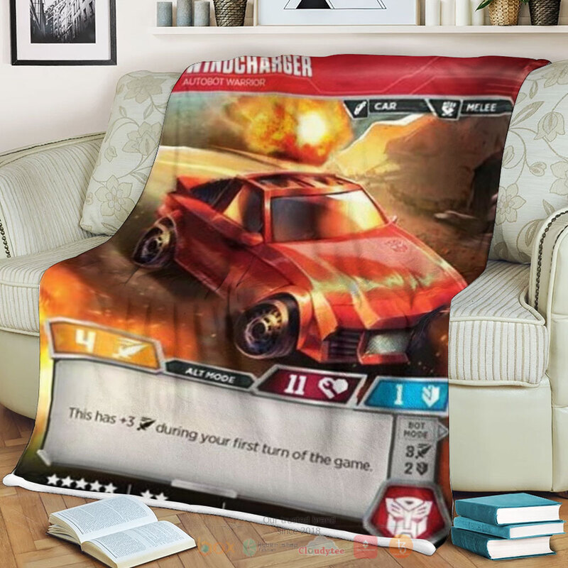 Transformers Windcharger Autobot Warrior Alt Mode Blanket
