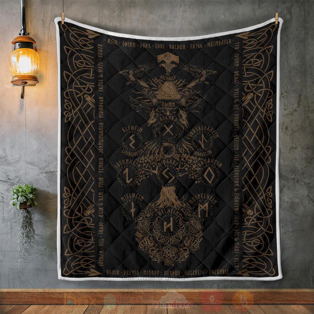 BEST Tree Of Life - Viking Yggdrasil Quilted 2 Tree Of Life Viking Yggdrasil Quilt 1
