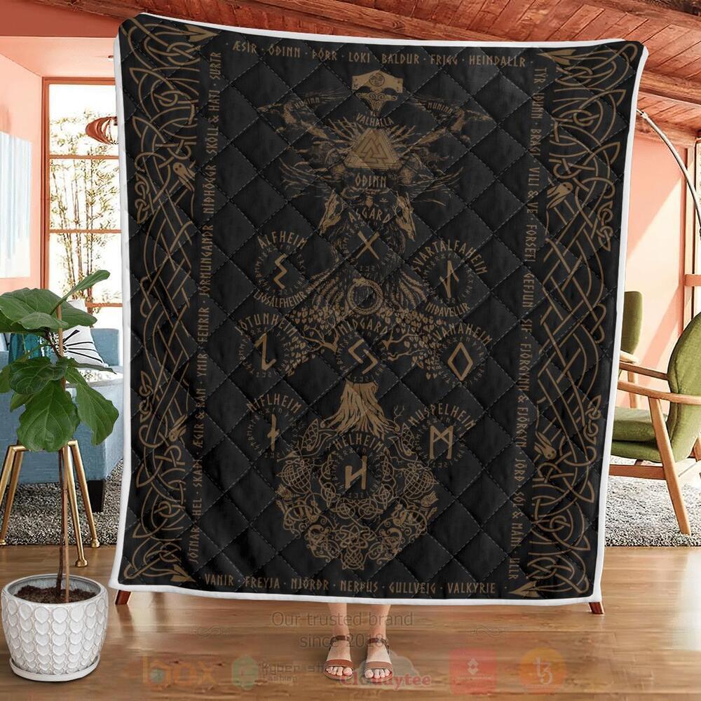BEST Tree Of Life - Viking Yggdrasil Quilted 3 Tree Of Life Viking Yggdrasil Quilt 1 2