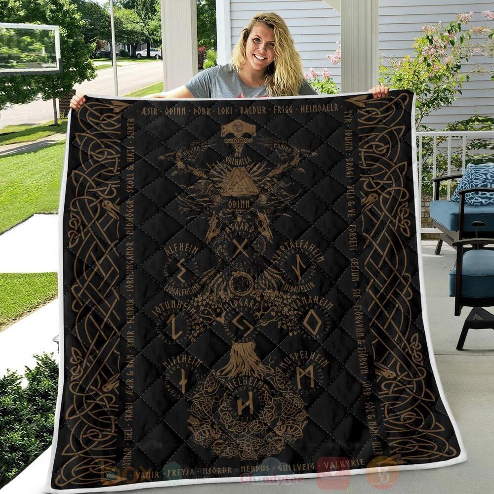 BEST Tree Of Life - Viking Yggdrasil Quilted 4 Tree Of Life Viking Yggdrasil Quilt 1 2 3