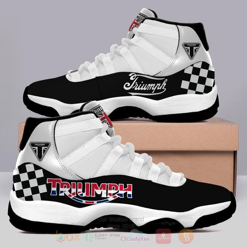 Triumph Motorcycles UK Flag Air Jordan 11 Shoes