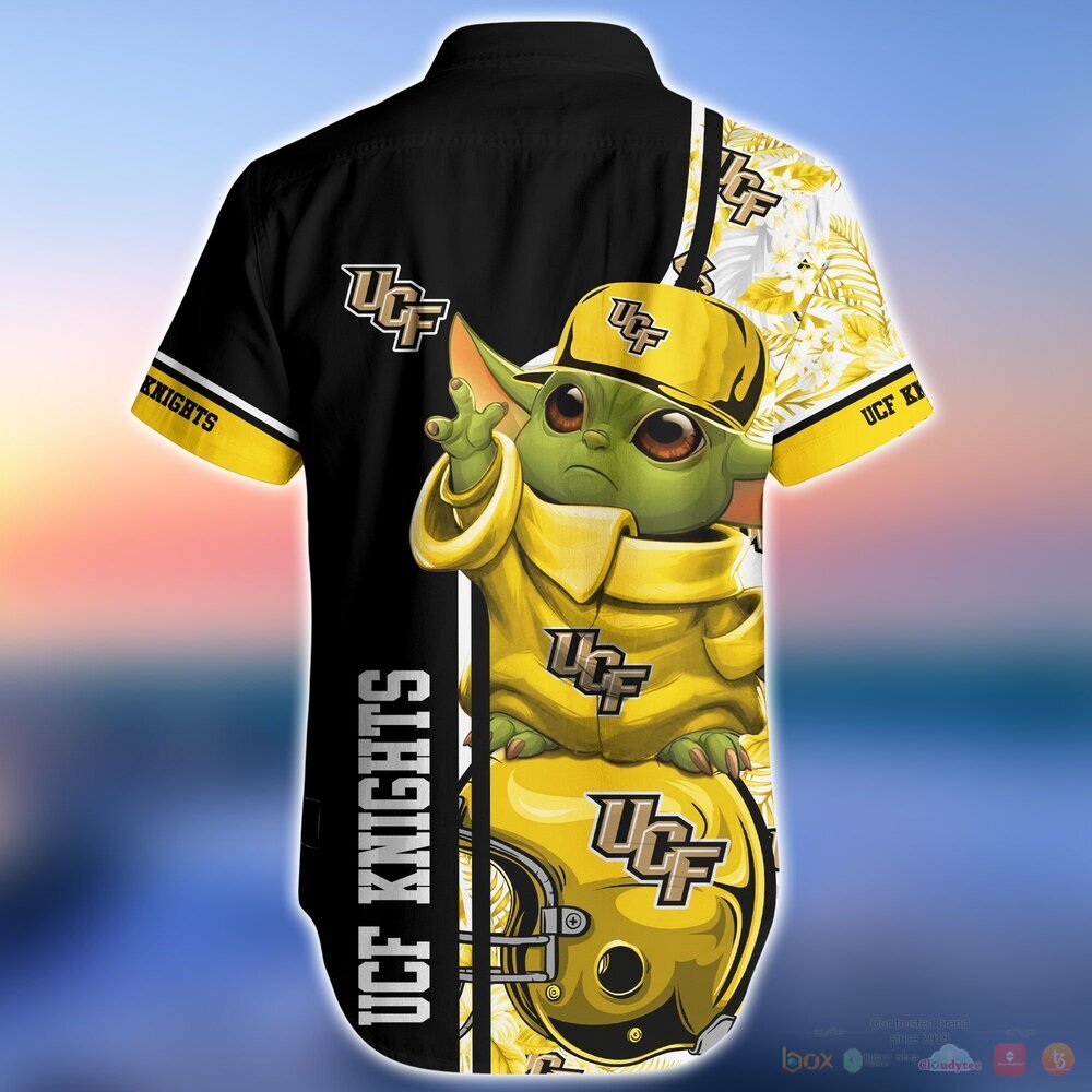 UCF Knights NCAA Baby Yoda Hawaiian Shirt and Shorts 1 2 3