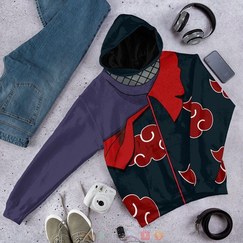 Uchiha Itachi 3D Hoodie, Zip Hoodie 3 Uchiha Itachi 3D Hoodie Zip Hoodie 1 2