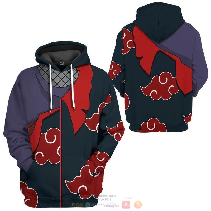 Uchiha Itachi 3D Hoodie, Zip Hoodie 4 Uchiha Itachi 3D Hoodie Zip Hoodie 1 2 3