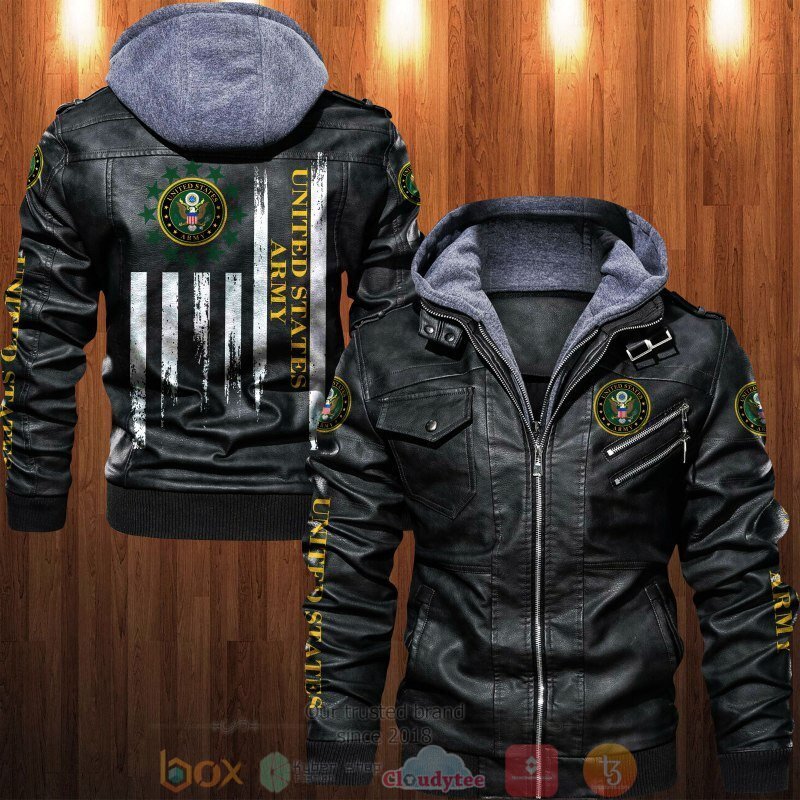 BEST US Army Special Forces 2D Leather PU Jacket 1 United States Army Special Forces Leather Jacket