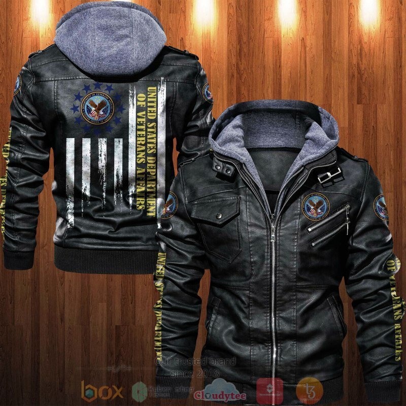 United States Department of Veterans Affairs Eagle Leather Jacket