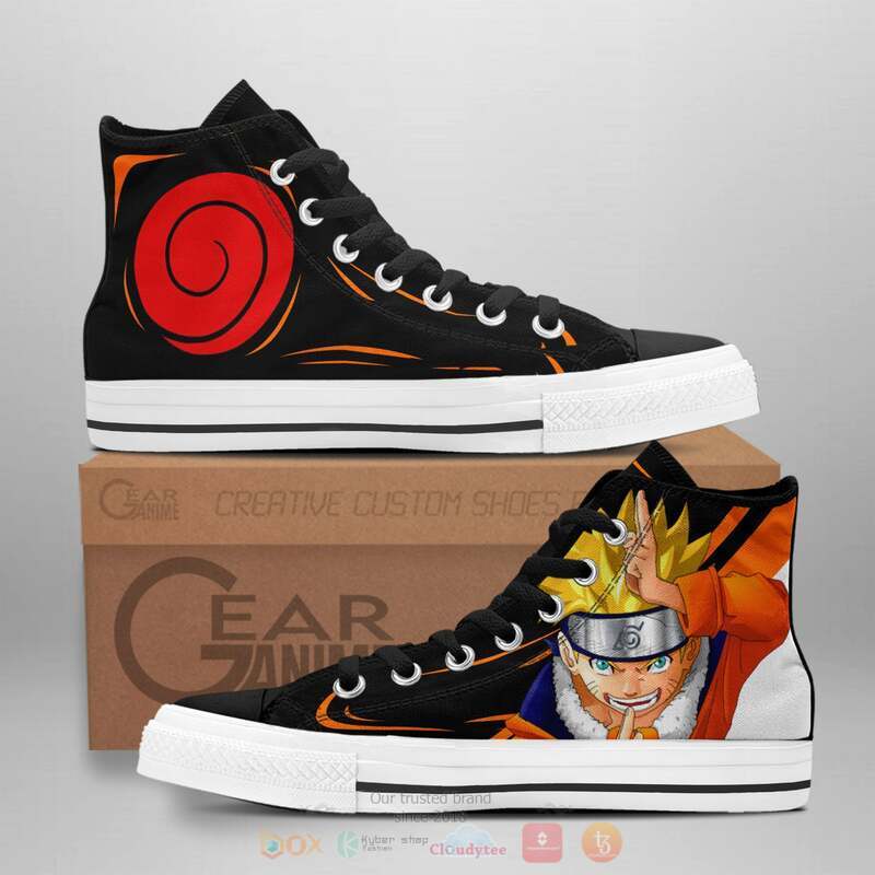 Uzumaki Canvas High Top Shoes