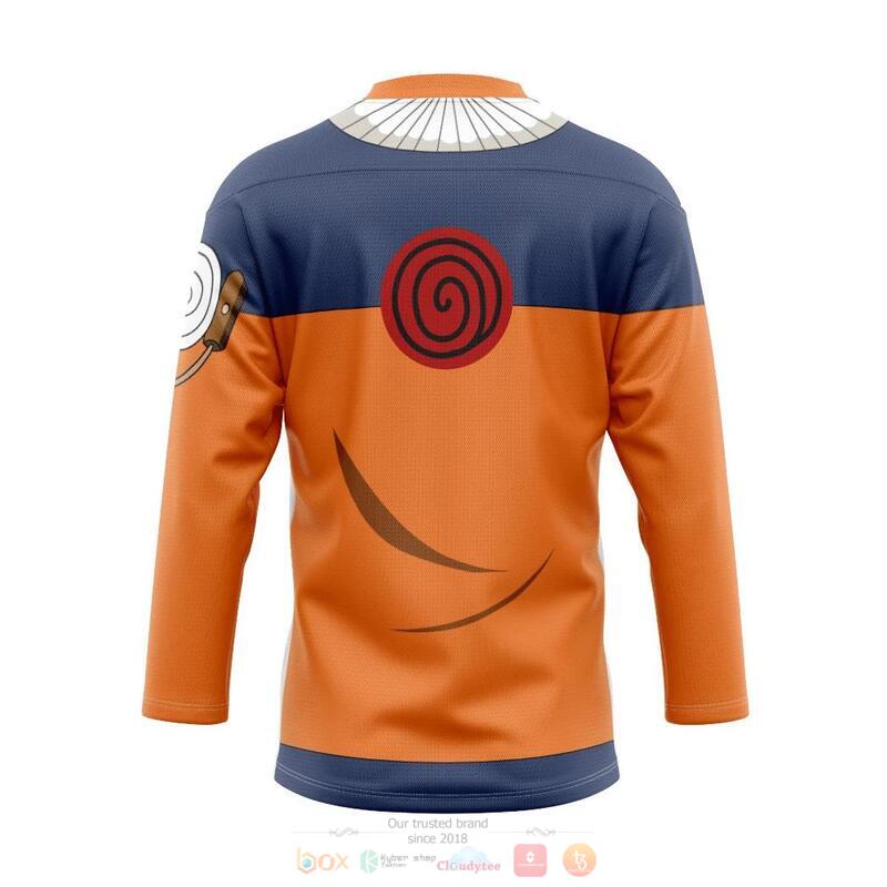 Uzumaki Naruto Hockey Jersey 2 Uzumaki Naruto Hockey Jersey 1