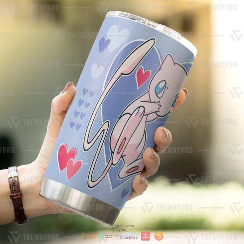 Valentine Pokemon I Love Mew Tumbler 3 Valentine Pokemon I Love Mew Tumbler 1 2