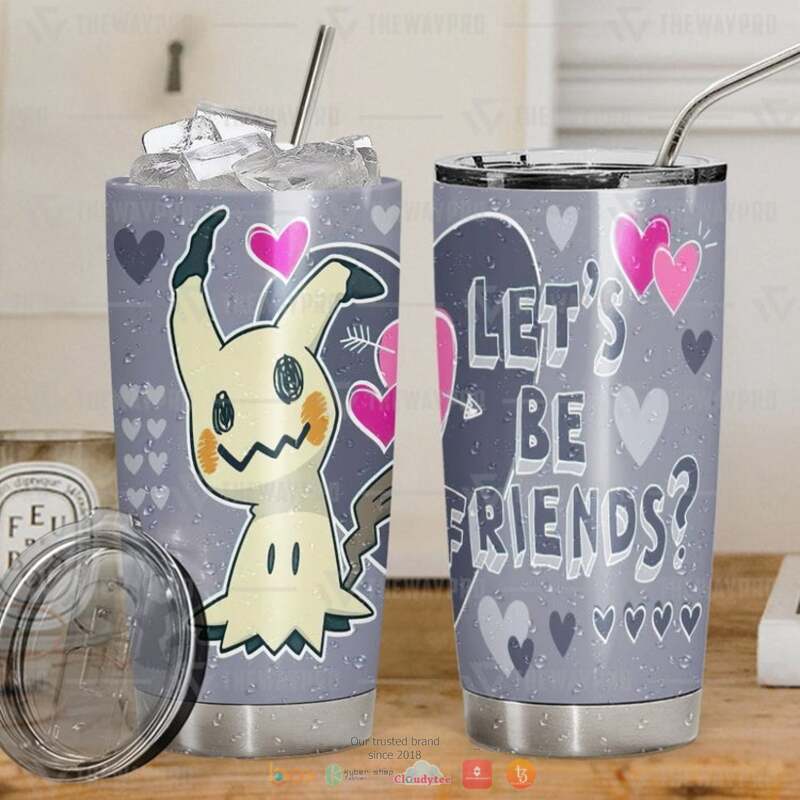 Valentine Pokemon Let Be Friends Tumbler 1 Valentine Pokemon Let Be Friends Tumbler
