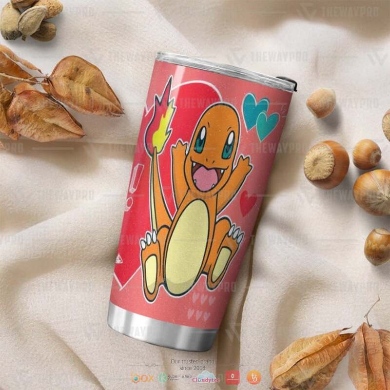 Valentine Pokemon You Set My Heart Ablaze Tumbler
