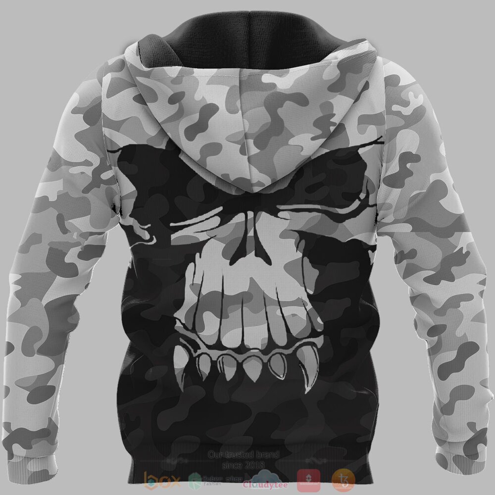 Valknut Skull Viking white black camo jersey shirt, hoodie 4 Valknut Skull Viking white black camo 3d shirt hoodie 1 2 3