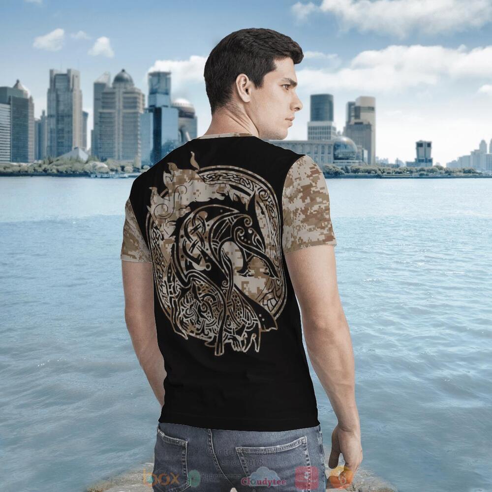 Valknut Skull yellow camo jersey shirt, hoodie 5 Valknut Skull yellow camo 3d shirt hoodie 1 2 3 4