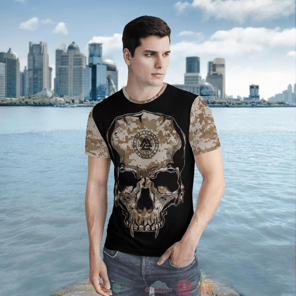 Valknut Skull yellow camo jersey shirt, hoodie 6 Valknut Skull yellow camo 3d shirt hoodie 1 2 3 4 5