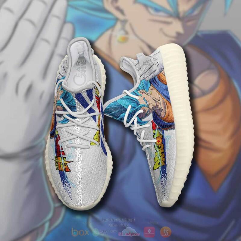 Vegito Dragon Ball Yeezy Sneaker Shoes 3 Vegito Dragon Ball Yeezy Sneaker Shoes 1 2