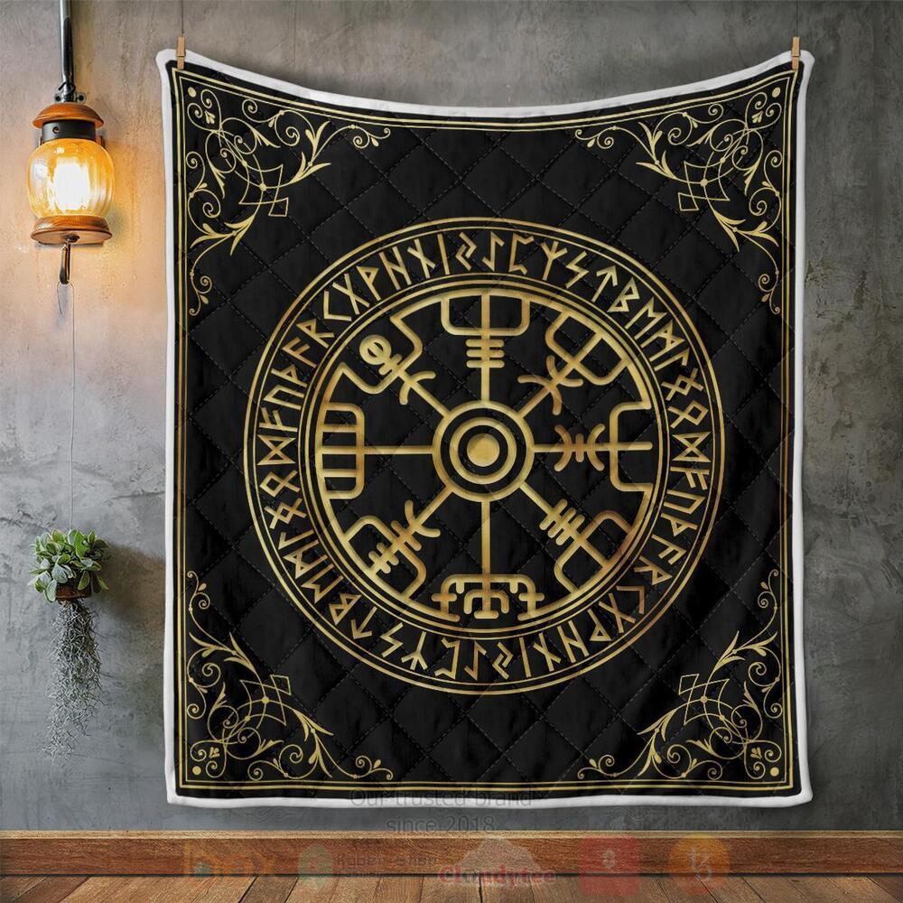 BEST Vegvisir And Runes Quilted 2 Vegvisir And Runes Quilt 1