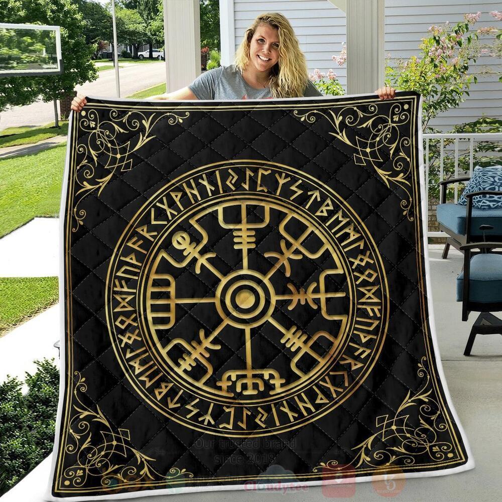 BEST Vegvisir And Runes Quilted 4 Vegvisir And Runes Quilt 1 2 3
