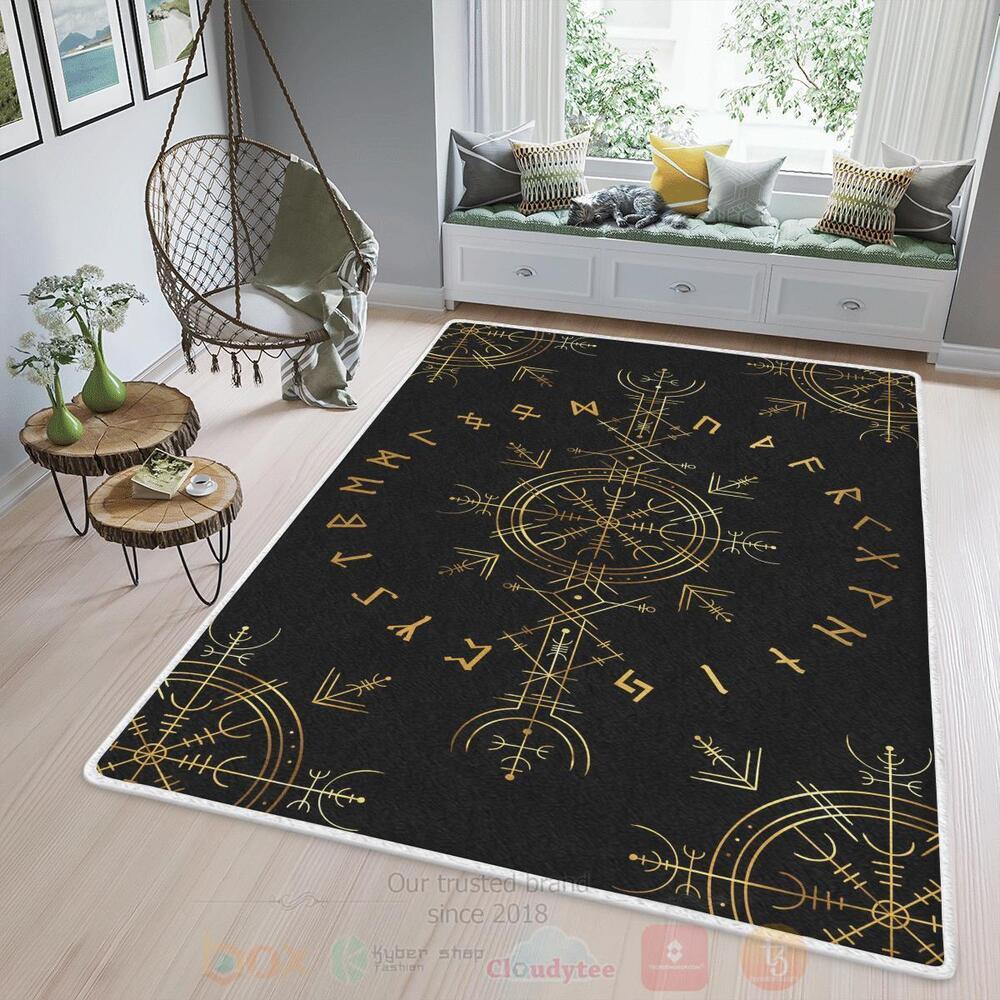 Vegvisir Viking Viking Area Rug