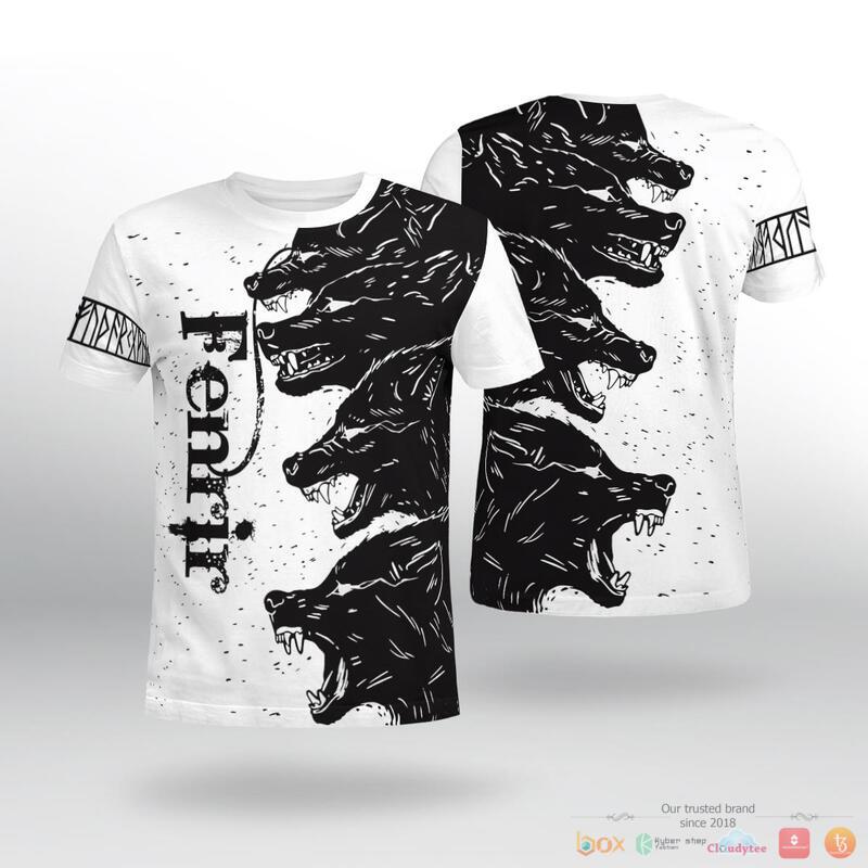 Viking Fenrir 3d shirt, Hoodie 2 Viking Fenrir 3d shirt Hoodie 1