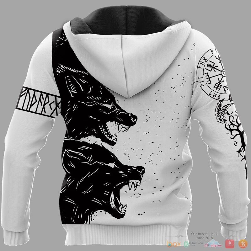 Viking Fenrir 3d shirt, Hoodie 4 Viking Fenrir 3d shirt Hoodie 1 2 3