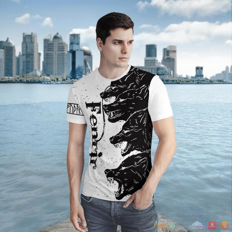 Viking Fenrir 3d shirt, Hoodie 6 Viking Fenrir 3d shirt Hoodie 1 2 3 4 5
