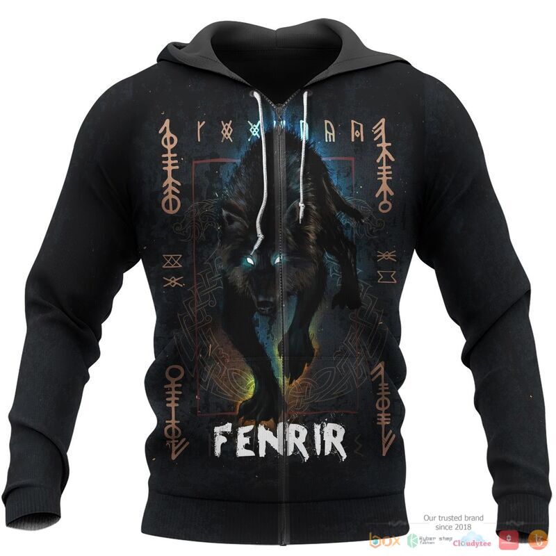 Viking Fenrir Odin 3d shirt, Hoodie 3 Viking Fenrir Odin 3d shirt Hoodie 1 2