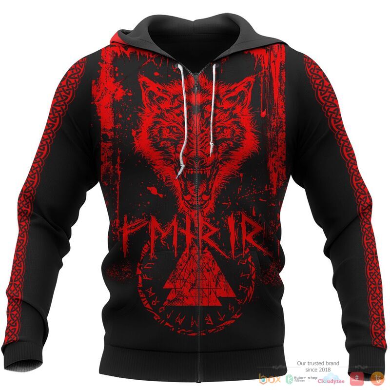 Viking Fenrir Wolf 3d shirt, Hoodie 3 Viking Fenrir Wolf 3d shirt Hoodie 1 2