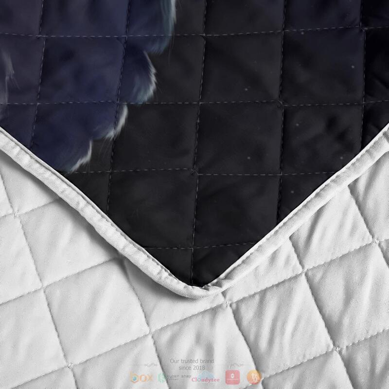 Viking Fenrir Wolf trying to swallow the moon Quilt Bedding Set 1 2 3