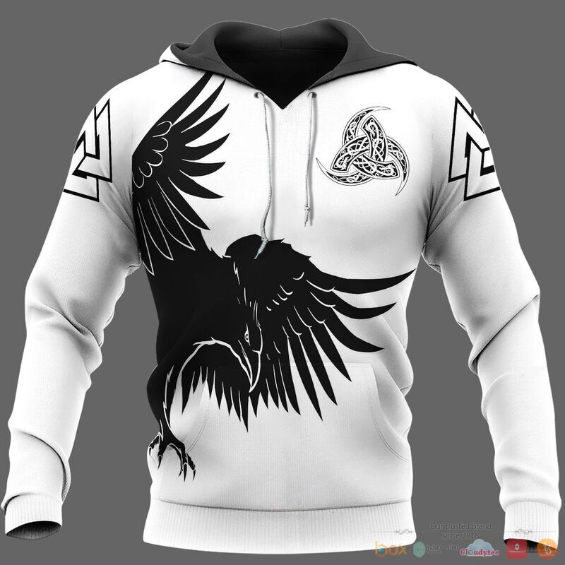 Viking Huginn and Muninn Raven Of Odin 3d shirt, Hoodie 15 Viking Huginn and Muninn Raven Of Odin 3d shirt Hoodie