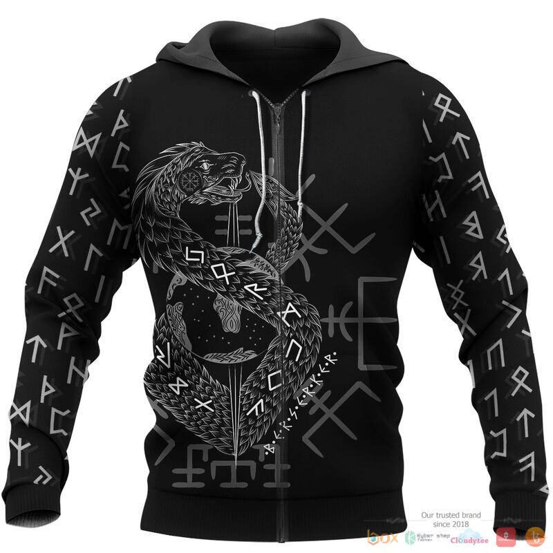 Viking JORMUNGAND Son of Loki and Angrboda 3d shirt, Hoodie 3 Viking JORMUNGAND Son of Loki and Angrboda 3d shirt Hoodie 1 2