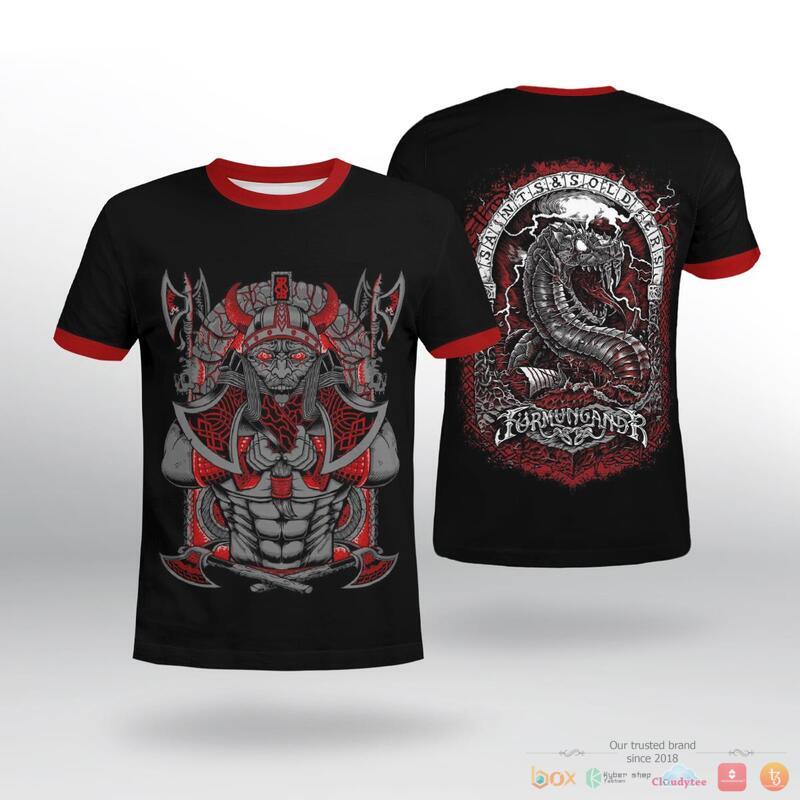 Viking JORMUNGAND Son of Loki and Angrboda red 3d shirt, Hoodie 2 Viking JORMUNGAND Son of Loki and Angrboda red 3d shirt Hoodie 1