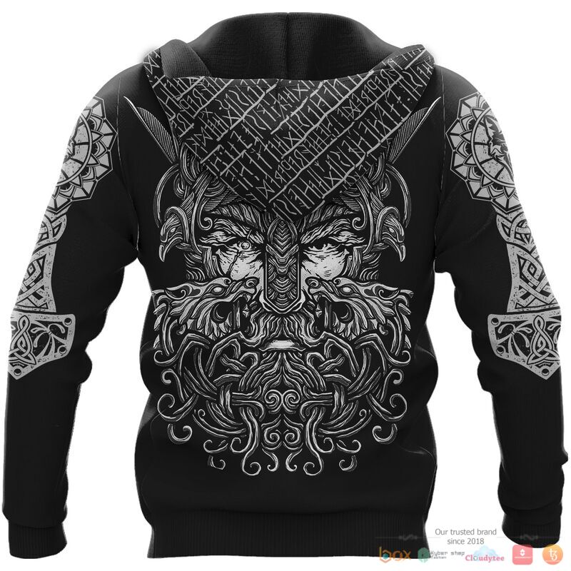 Viking Odin Fenrir Wolf 3d shirt, Hoodie 4 Viking Odin Fenrir Wolf 3d shirt Hoodie 1 2 3
