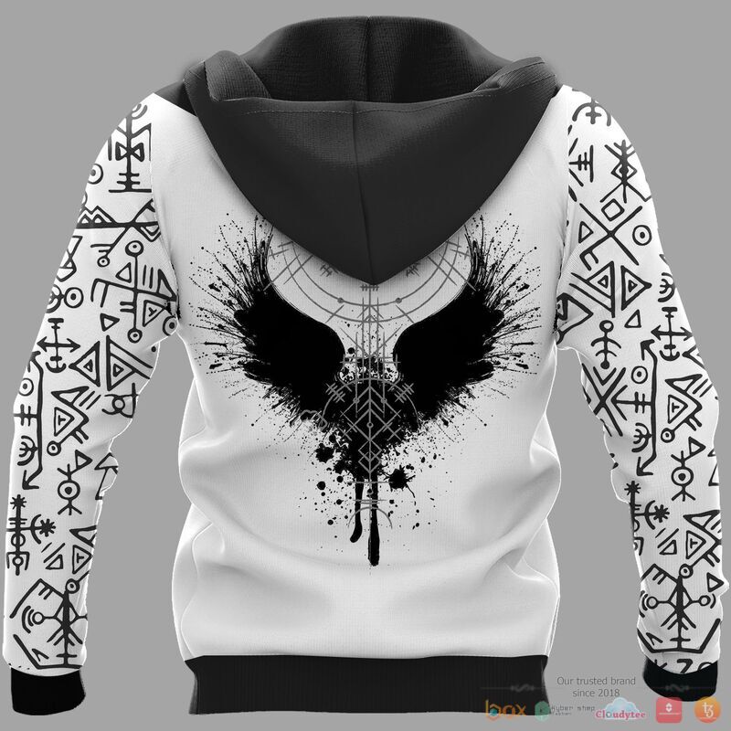 Viking Odin Raven Raven Vegvisir 3d shirt, Hoodie 4 Viking Odin Raven Raven Vegvisir 3d shirt Hoodie 1 2 3