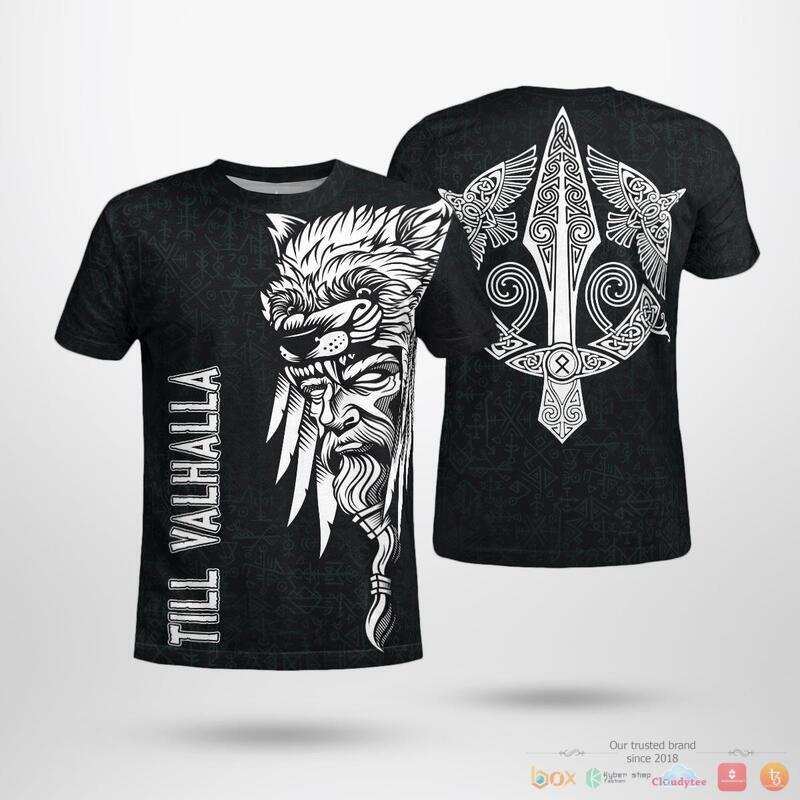 Viking Odin Raven Till Valhalla 3d shirt, Hoodie 3 Viking Odin Raven Till Valhalla 3d shirt Hoodie 1 2