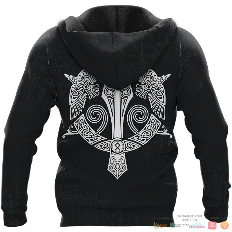 Viking Odin Raven Till Valhalla 3d shirt, Hoodie 4 Viking Odin Raven Till Valhalla 3d shirt Hoodie 1 2 3