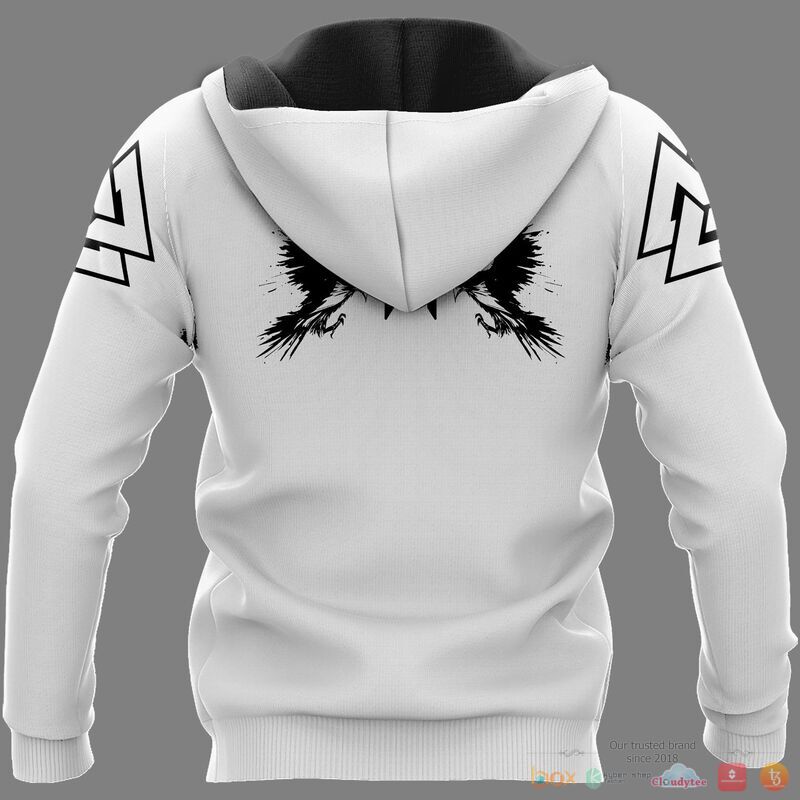 Viking Odin's Ravens Huginn And Muninn 3d shirt, Hoodie 4 Viking Odins Ravens Huginn And Muninn 3d shirt Hoodie 1 2 3