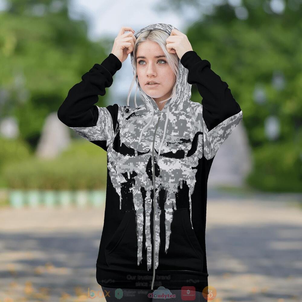 Viking Punisher skull camo Valknut 3d shirt hoodie 1 2 3 4 5
