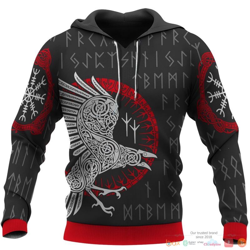 Viking Raven Rune 3d shirt, Hoodie 13 Viking Raven Rune 3d shirt Hoodie
