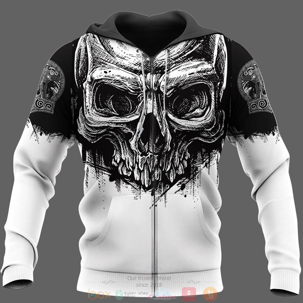 Viking Skull Ulfhedinn jersey shirt, hoodie 3 Viking Skull Ulfhedinn 3d shirt hoodie 1 2