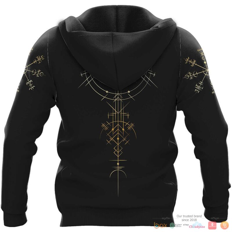 Viking Skull Vegvisir 3d shirt, Hoodie 4 Viking Skull Vegvisir 3d shirt Hoodie 1 2 3