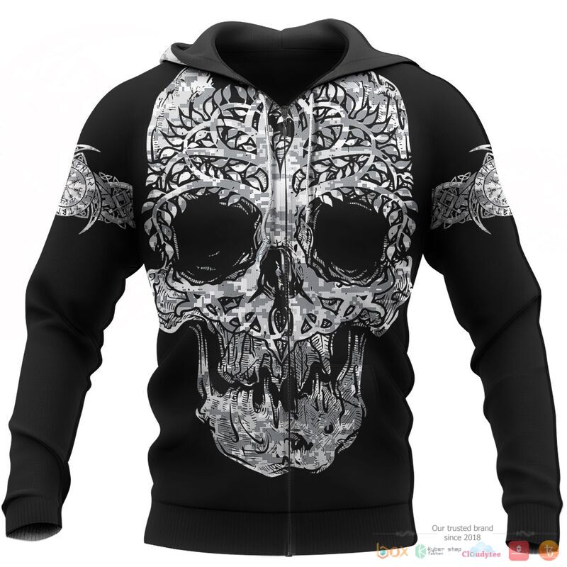 Viking Tree Of Life Fenrir Wolf 3d shirt, Hoodie 3 Viking Tree Of Life Fenrir Wolf 3d shirt Hoodie 1 2