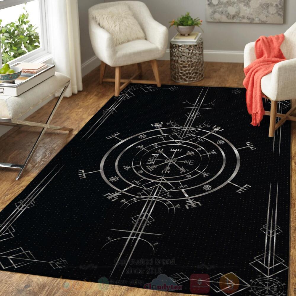 Viking Vegvisir Viking Area Rug