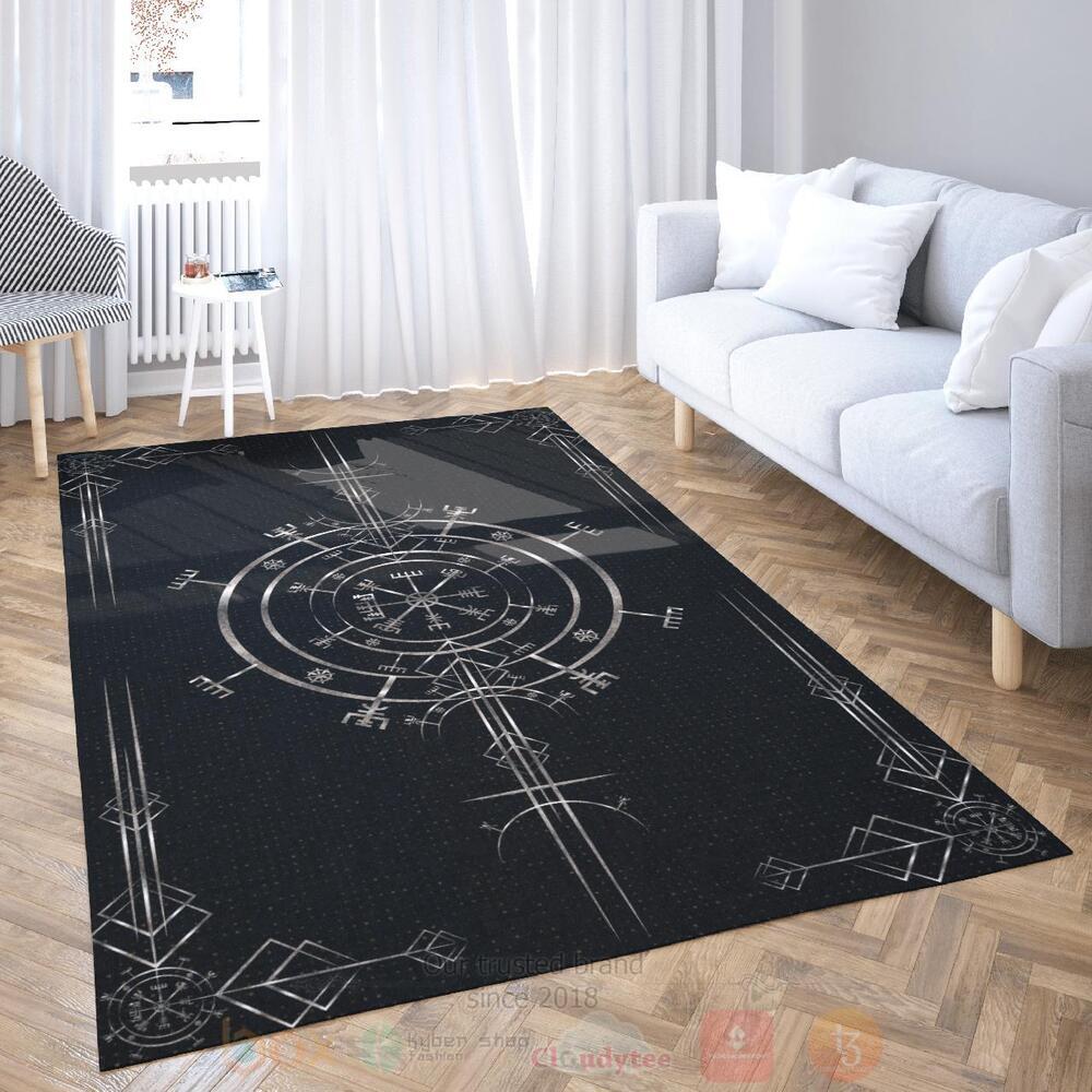 Viking Vegvisir Viking Area Rug 1