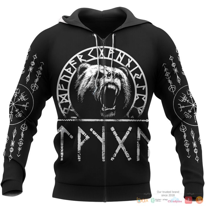 Viking VikingBear Raven 3d shirt, Hoodie 3 Viking VikingBear Raven 3d shirt Hoodie 1 2