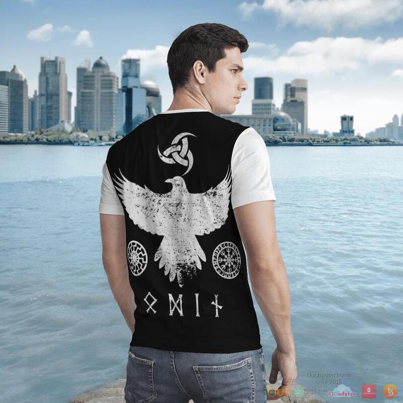 Viking VikingBear Raven 3d shirt, Hoodie 5 Viking VikingBear Raven 3d shirt Hoodie 1 2 3 4
