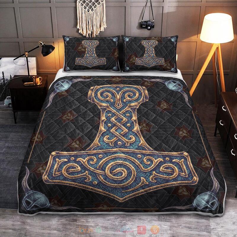 Viking Viking Hammer Quilt Bedding Set