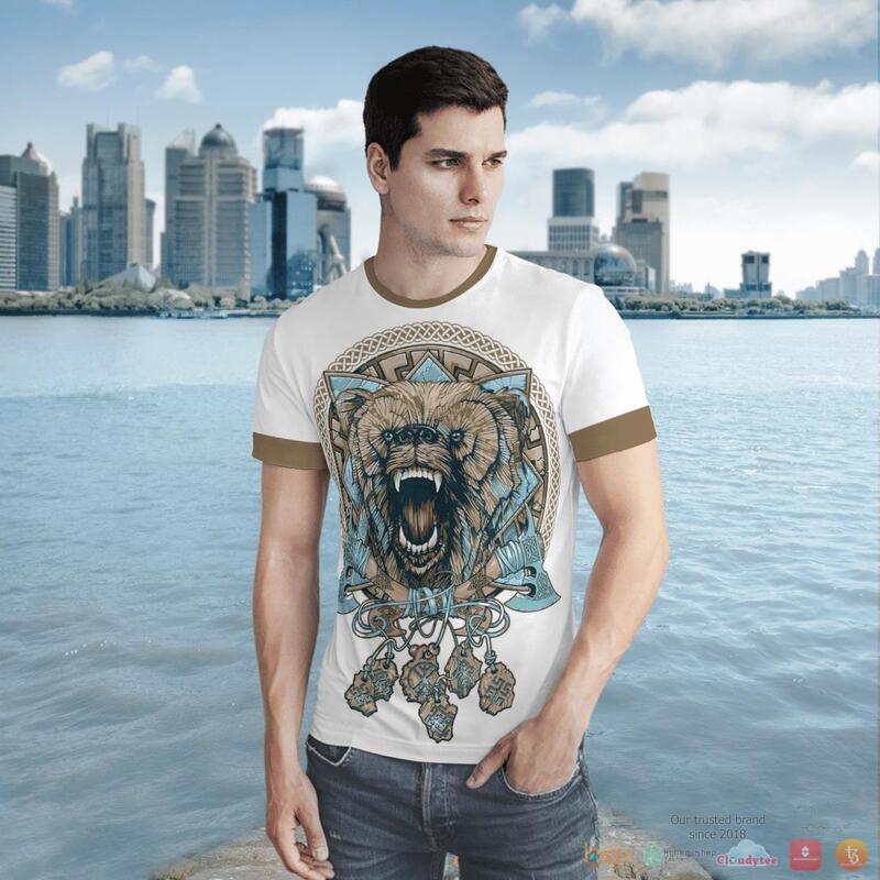 Viking Wolf Graphic 3d shirt, Hoodie 6 Viking Wolf Graphic 3d shirt Hoodie 1 2 3 4 5